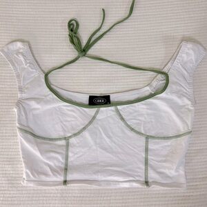 Cider halter crop top